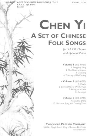 Mayila (A Set Of Chinese Folk Songs Volume 2) SATB - Arr. Chen Yi