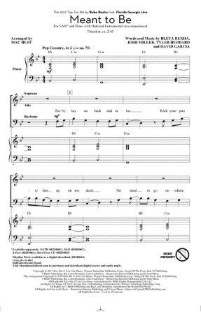 Meant to Be SAB - Arr. Mac Huff