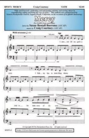 Mercy SATB - Craig Courtney