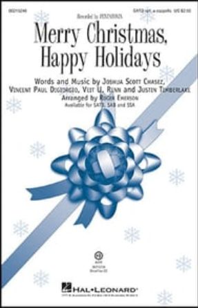 Merry Christmas, Happy Holidays SATB - arr. Roger Emerson