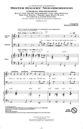 Mister Roger’s Neighborhood Choral Highlights SAB - arr. Roger Emerson