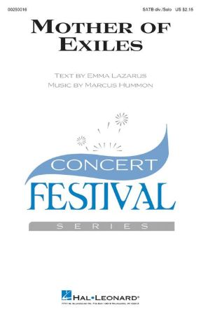 Mother Of Exiles SATB - Arr. Marcus Hummon
