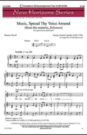 Music, Spread Thy Voice Around 2-Part - G.F. Handel, Linda Spevacek
