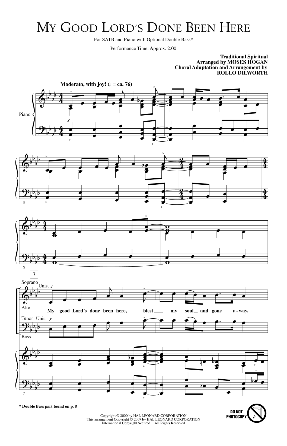 My Good Lord's Done Been Here SATB - Arr. Rollo Dilworth