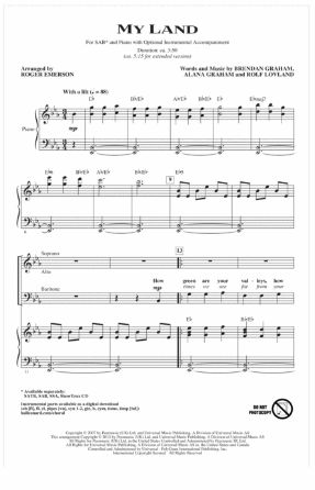 My Land SAB - Arr. Roger Emerson
