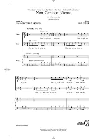 Non Capisco Niente - John Conahan