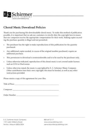 Now I Can See the Light! SATB - Henry Mollicone