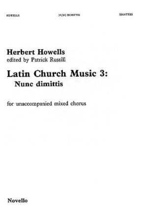 Nunc Dimitis SATB - Herbert Howells