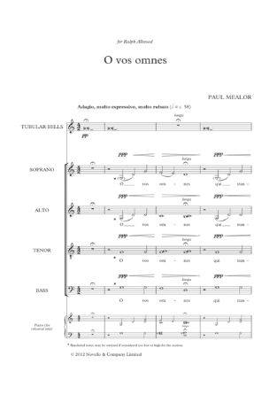 O Vos Omnes SATB - Paul Mealor