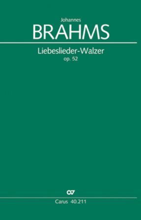 O Wie Sanft Die Quelle (Liebeslieder Walzer, Op. 52) SATB - Johannes Brahms