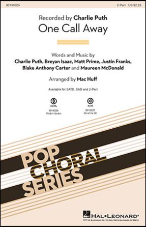 One Call Away 2-Part - arr. Mac Huff
