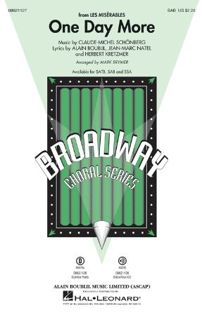 One Day More SAB - Arr. Mark Brymer