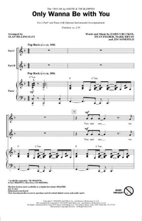 Only Wanna Be With You 2-Part - Arr. Alan Billingsley