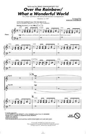 Over The Rainbow What A Wonderful World 2-Part - Arr. Roger Emerson