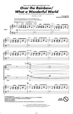 Over The Rainbow What A Wonderful World SATB - Arr Roger Emerson