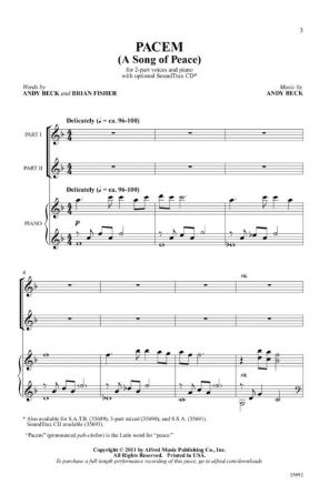Pacem (A Song Of Peace) 2-Part - Andy Beck