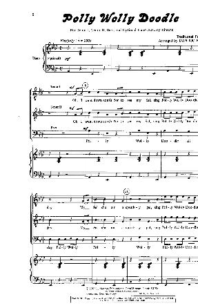 Polly Wolly Doodle TTB - Dan Krunnfusz