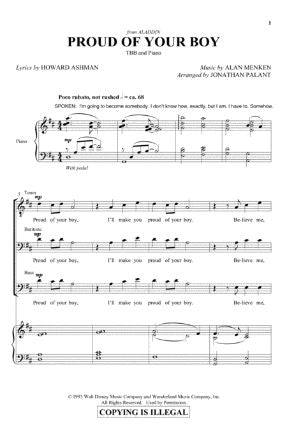 Proud Of Your Boy TBB - Arr. Jonathan Palant