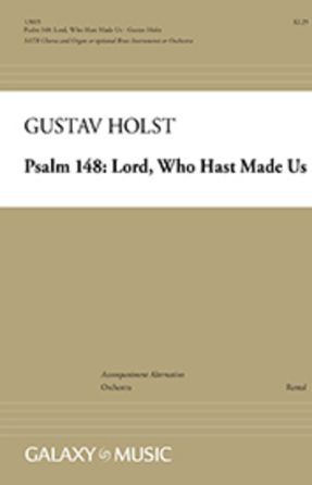 Psalm 148 SATB - Gustav Holst