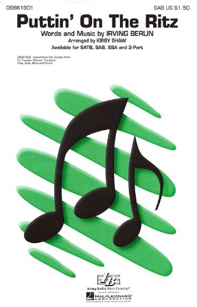 Puttin' On The Ritz SAB - Arr. Kirby Shaw