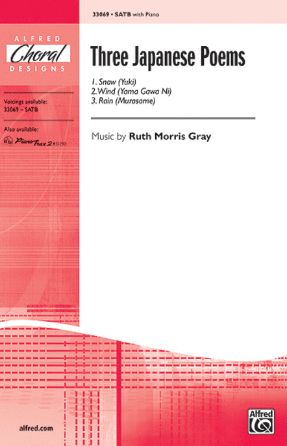 Rain (Three Japanese Poems) SATB - Ruth Morris Gray