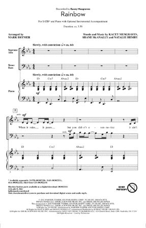 Rainbow SATB - Arr. Mark Brymer