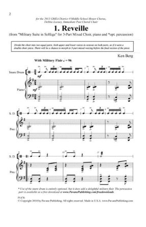 Reveille 3-Part Mixed - Ken Berg