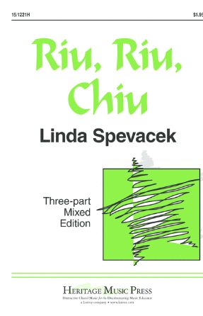 Riu, Riu, Chiu 3-Part Mixed (Spanish) - Arr. Linda Spevacek