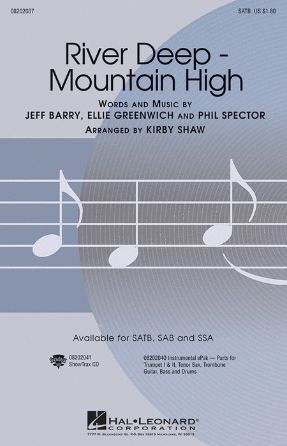 River Deep - Mountain High SATB - Arr. Kirby Shaw - Choral Tracks Digital Downloads Store