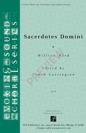 Sacerdotes Domini SATB - William Byrd, Ed. David Fraser