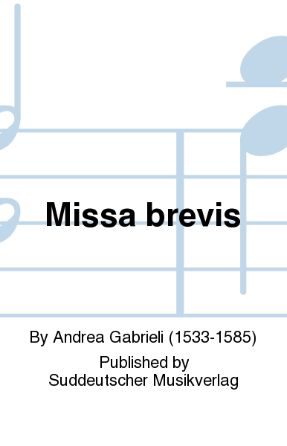 Sanctus (Missa Brevis) SATB - Andrea Gabrieli