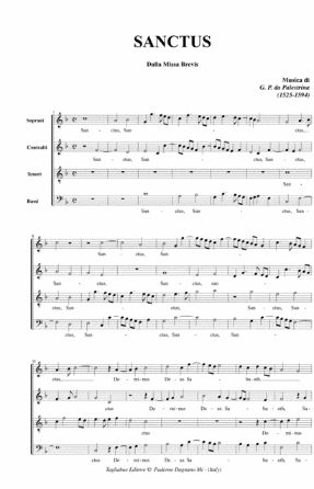 Sanctus (Missa Brevis) - Palestrina