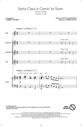 Santa Claus Is Comin' To Town SSA - Arr. Jay Althouse