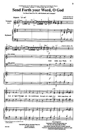 Send Forth Your Word, O God SATB - Milburn Price