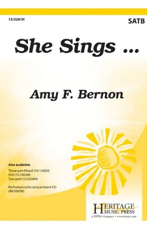 She Sings... SATB - Amy Bernon