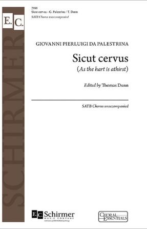 Sicut Cervus SATB - Palestrina, Ed. Thomas Dunn
