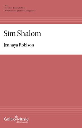 Sim Shalom SATB - Jennaya Robison