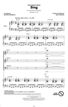 Sing 3-Part Mixed - Arr. Roger Emerson