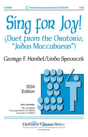 Sing For Joy! SSA - Handel, Arr. Linda Spevacek