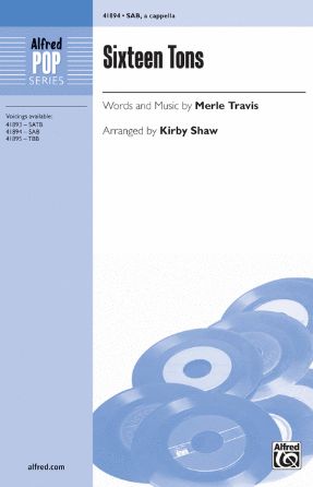 Sixteen Tons SAB - Arr. Kirby Shaw