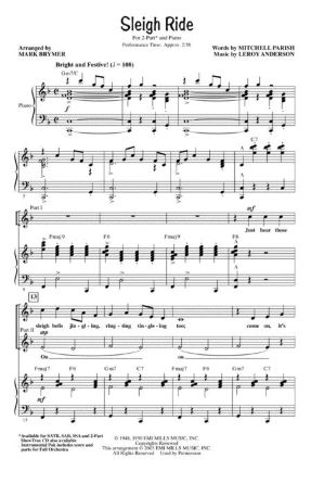 Sleigh Ride 2-Part - arr. Mark Brymer