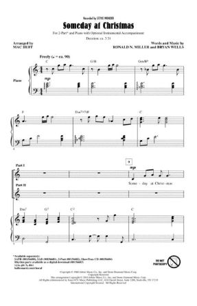 Someday At Christmas 2-Part - Arr. Mac Huff