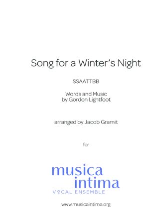 Song For A Winter's Night SATB - Gordon Lightfoot, Arr. Robin Salkeld
