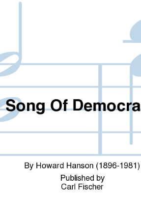 Song Of Democracy SATB - Howard Hanson