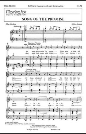 Song of the Promise SATB - Jeffrey Honore