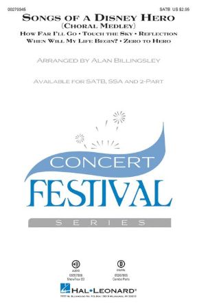 Songs Of A Disney Hero SATB - Arr. Alan Billingsley