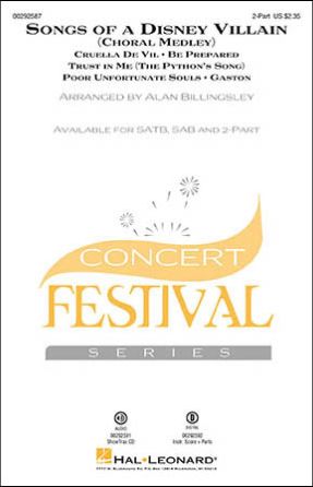 Songs Of A Disney Villain 2-Part - Arr. Alan Billingsley