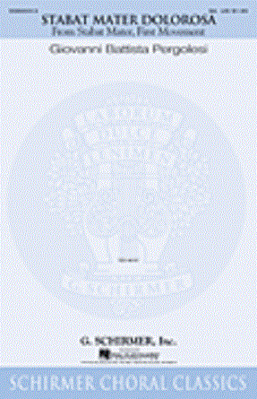 Stabat Mater Dolorosa SA - Pergolesi, Ed Jean Ashworth Bartle