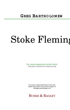 Stoke Fleming SATB - Greg Bartholomew