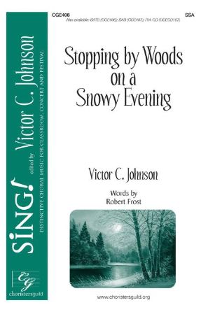 Stopping By Woods On A Snowy Evening SSA - Victor C. Johnson